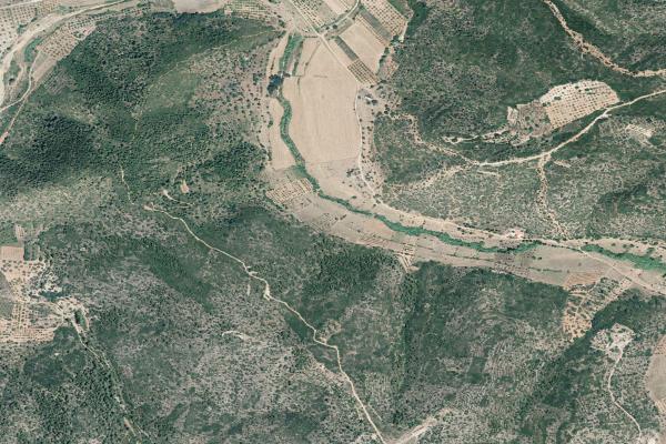 Vista aérea de vivienda en Tales (Castellón/Castelló)