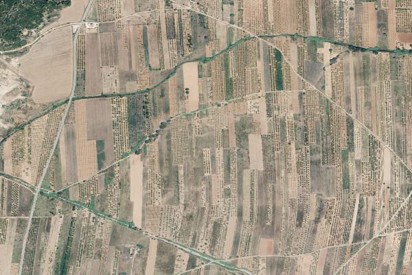 Vista aérea de finca rústica en Les Useres-Useras (Castellón/Castelló)