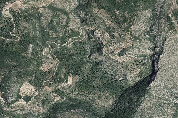 Vista aérea de vivienda en Artana (Castellón/Castelló)