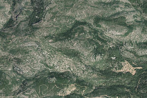 Vista aérea de vivienda en Artana (Castellón/Castelló)