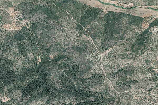 Vista aérea de vivienda en Alcala de Xivert (Castellón/Castelló)