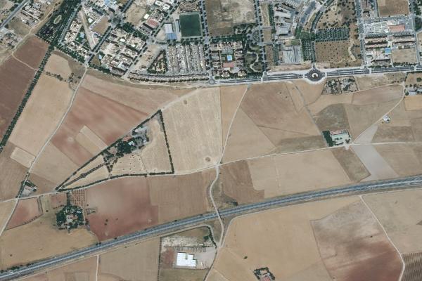 Vista aérea de garaje en Pozuelo de Calatrava (Ciudad Real)