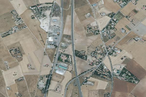 Vista aérea de garaje en Pozuelo de Calatrava (Ciudad Real)