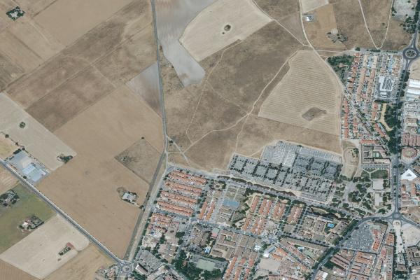 Vista aérea de trastero en Pozuelo de Calatrava (Ciudad Real)