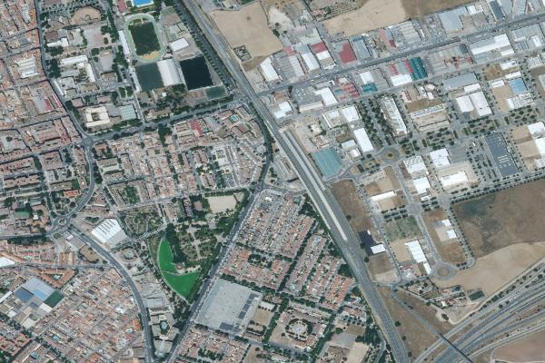 Vista aérea de trastero en Pozuelo de Calatrava (Ciudad Real)