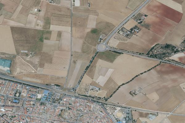 Vista aérea de solar en Chillon (Ciudad Real)