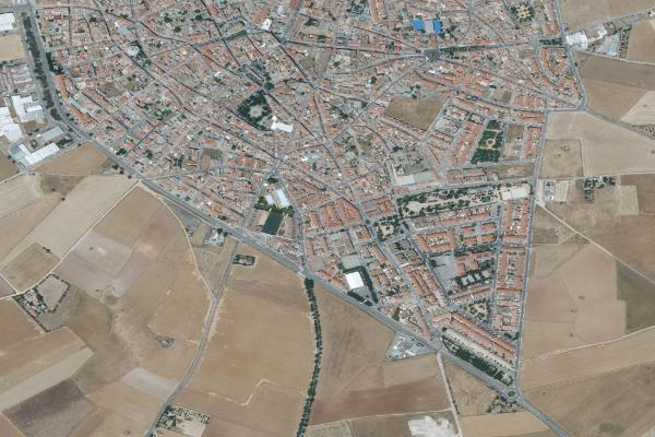 Vista aérea de solar en Chillon (Ciudad Real)