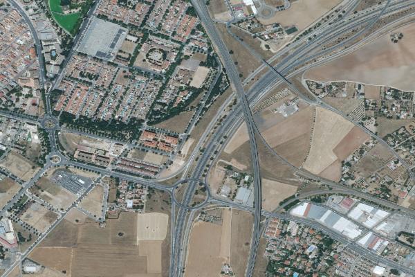 Vista aérea de solar en Chillon (Ciudad Real)
