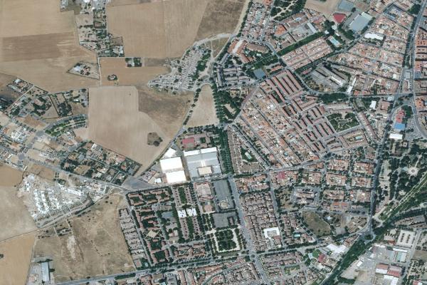Vista aérea de solar en Chillon (Ciudad Real)