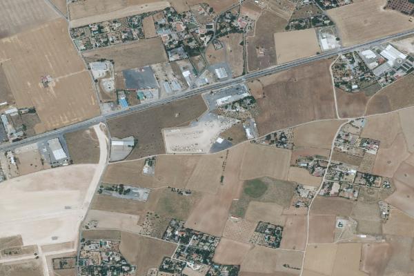Vista aérea de vivienda en Argamasilla de Alba (Ciudad Real)