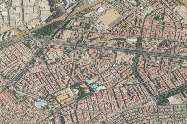 Vista aérea de vivienda en Cordoba (Córdoba)