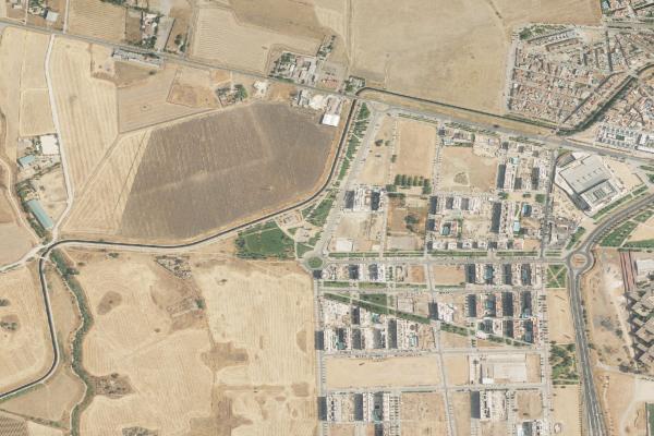 Vista aérea de vivienda en Villa del Rio (Córdoba)