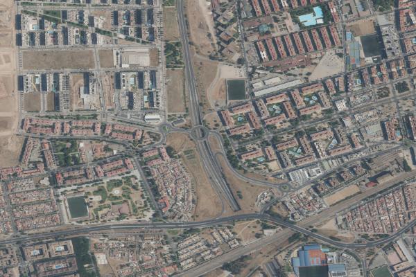 Vista aérea de solar en Luque (Córdoba)