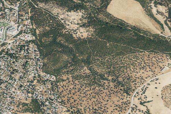 Vista aérea de vivienda en Cordoba (Córdoba)