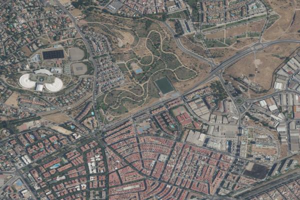 Vista aérea de vivienda en Cordoba (Córdoba)