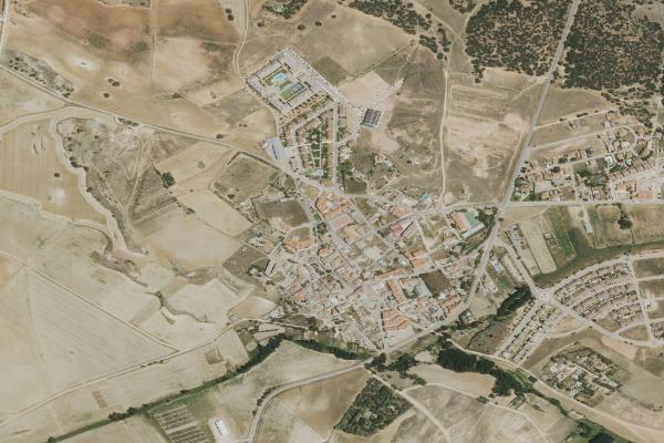 Vista aérea de vivienda en Tarancon (Cuenca)