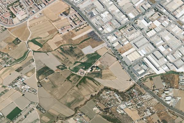 Vista aérea de garaje en Motril (Granada)