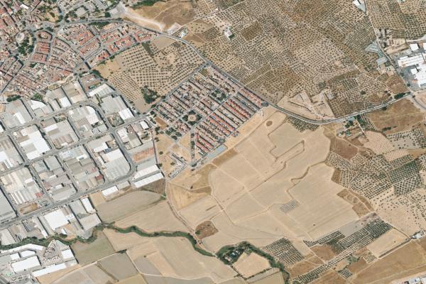 Vista aérea de vivienda en Atarfe (Granada)