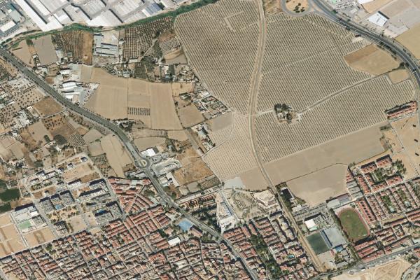 Vista aérea de vivienda en Guájar Fondon (Granada)