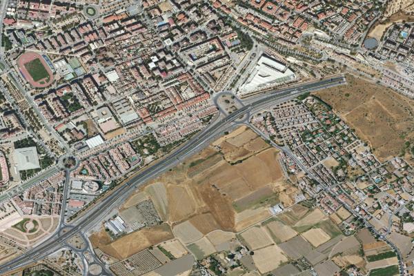 Vista aérea de local comercial en Peligros (Granada)