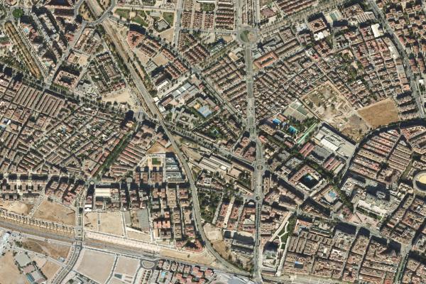 Vista aérea de inmueble en La Zubia (Granada)