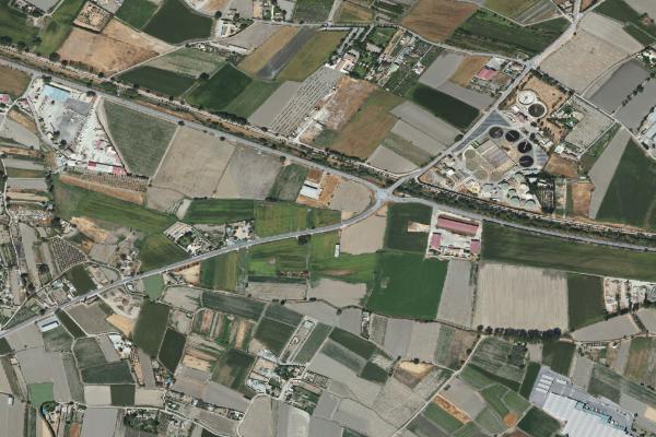 Vista aérea de inmueble en La Zubia (Granada)