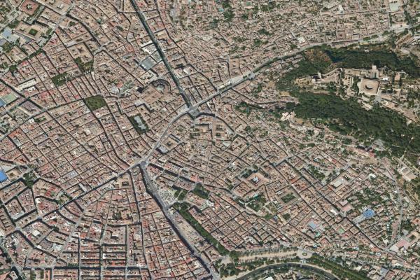 Vista aérea de inmueble en La Zubia (Granada)