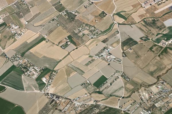 Vista aérea de vivienda en La Zubia (Granada)