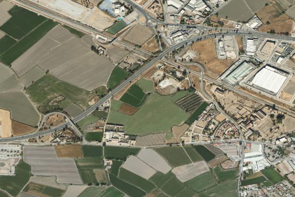Vista aérea de vivienda en La Zubia (Granada)
