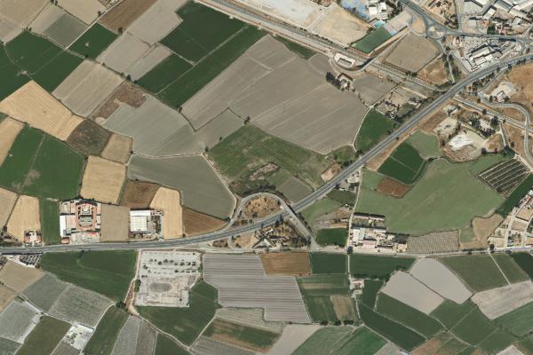 Vista aérea de vivienda en La Zubia (Granada)