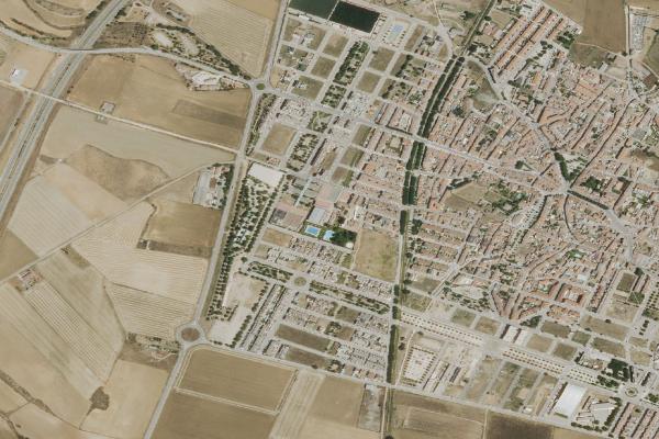 Vista aérea de solar en Jadraque (Guadalajara)