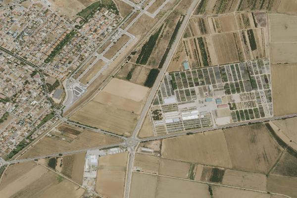 Vista aérea de solar en Pareja (Guadalajara)