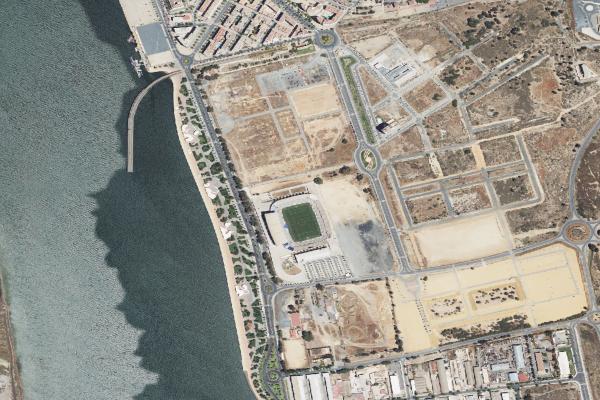 Vista aérea de inmueble en Jabugo (Huelva)