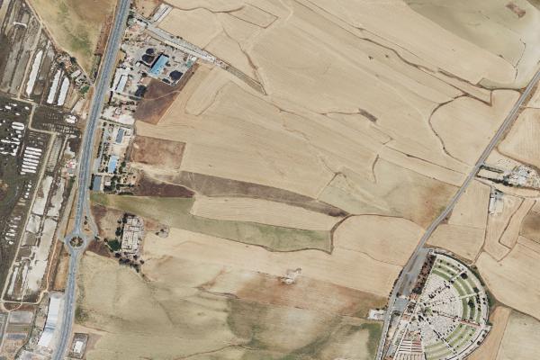 Vista aérea de vivienda en Aljaraque (Huelva)