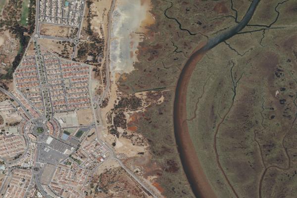 Vista aérea de trastero en Isla Cristina (Huelva)