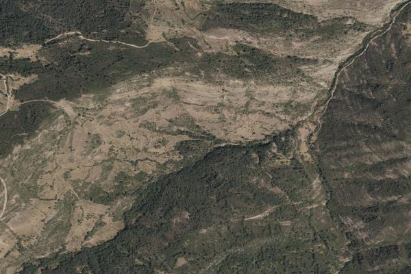 Vista aérea de garaje en Haro (La Rioja)
