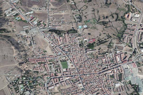 Vista aérea de garaje en Leon (León)