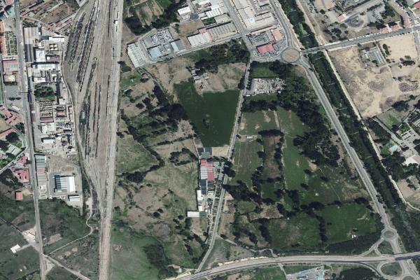 Vista aérea de finca rústica en Boca de Huérgano (León)
