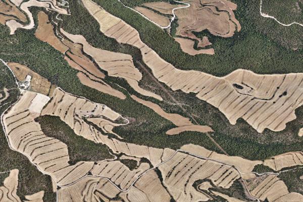 Vista aérea de garaje en Lleida (Lleida)