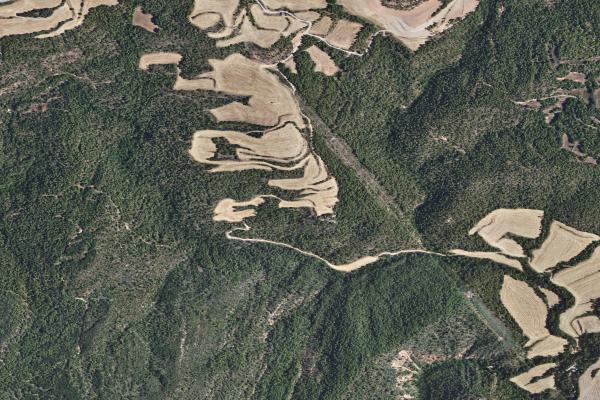 Vista aérea de garaje en Lleida (Lleida)