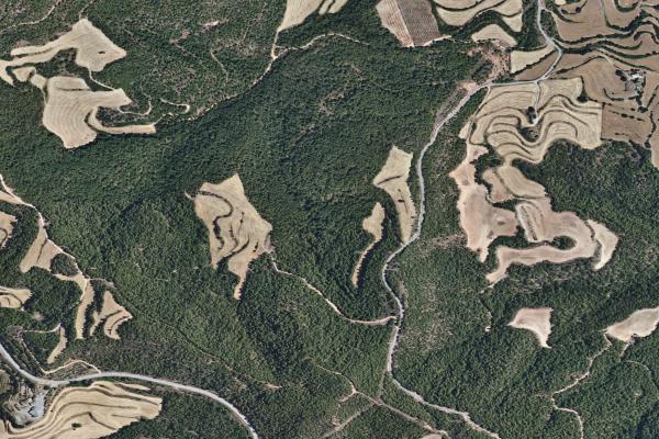 Vista aérea de garaje en Lleida (Lleida)