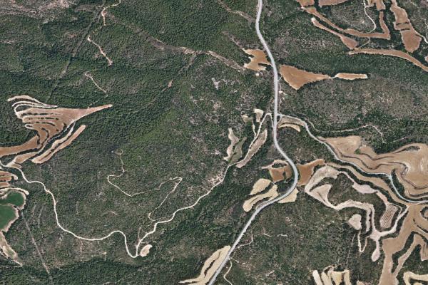 Vista aérea de trastero en Lleida (Lleida)