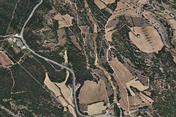Vista aérea de vivienda en Tárrega (Lleida)