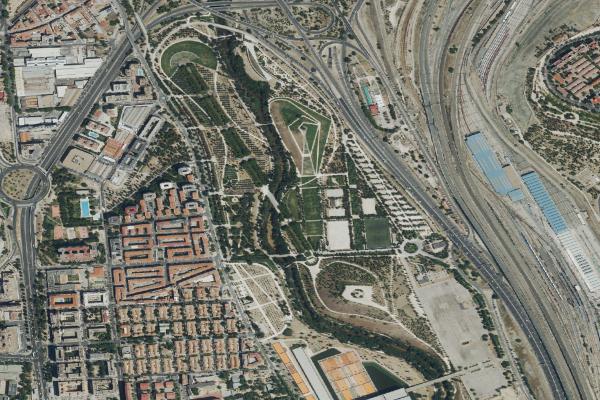 Vista aérea de finca rústica en Ciempozuelos (Madrid)
