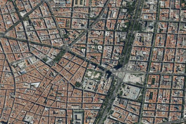 Vista aérea de garaje en Majadahonda (Madrid)