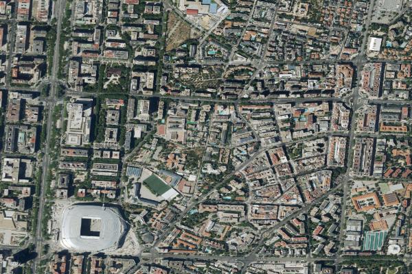 Vista aérea de local comercial en Madrid (Centro) (Madrid)