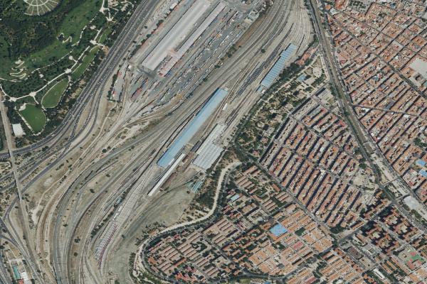 Vista aérea de garaje en Collado Villalba (Madrid)