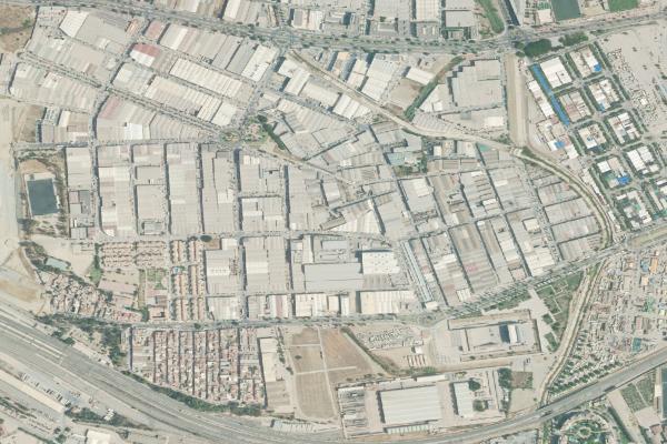 Vista aérea de inmueble en Torremolinos (Málaga)