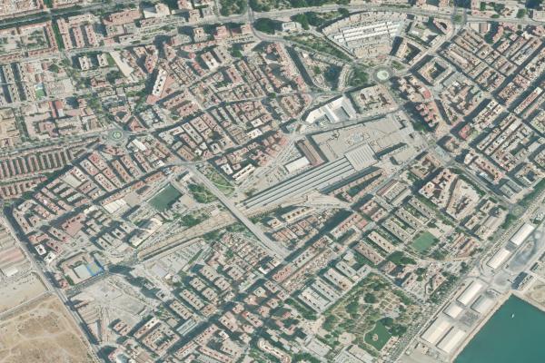 Vista aérea de inmueble en Torremolinos (Málaga)