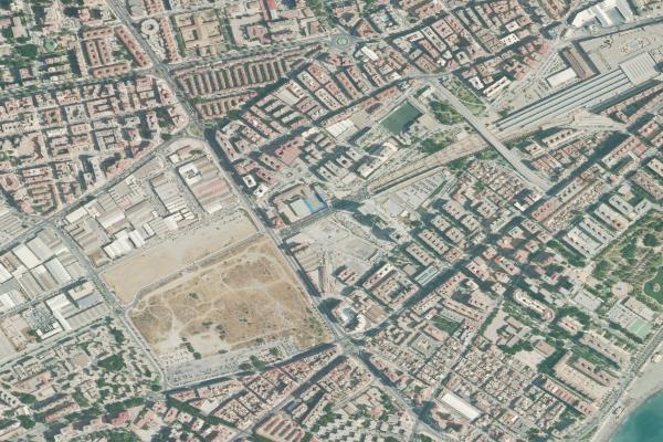 Vista aérea de vivienda en Rincon de la Victoria (Málaga)